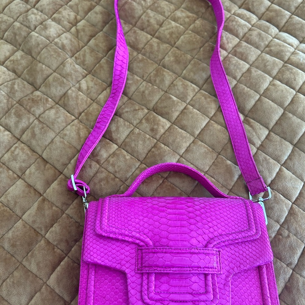 Pink Python leather  Handbag - Picture 7 of 7